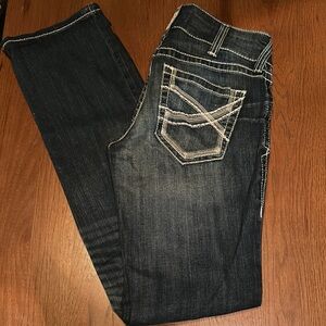 Ariat Blue Boot Cut Jeans with Classic Style